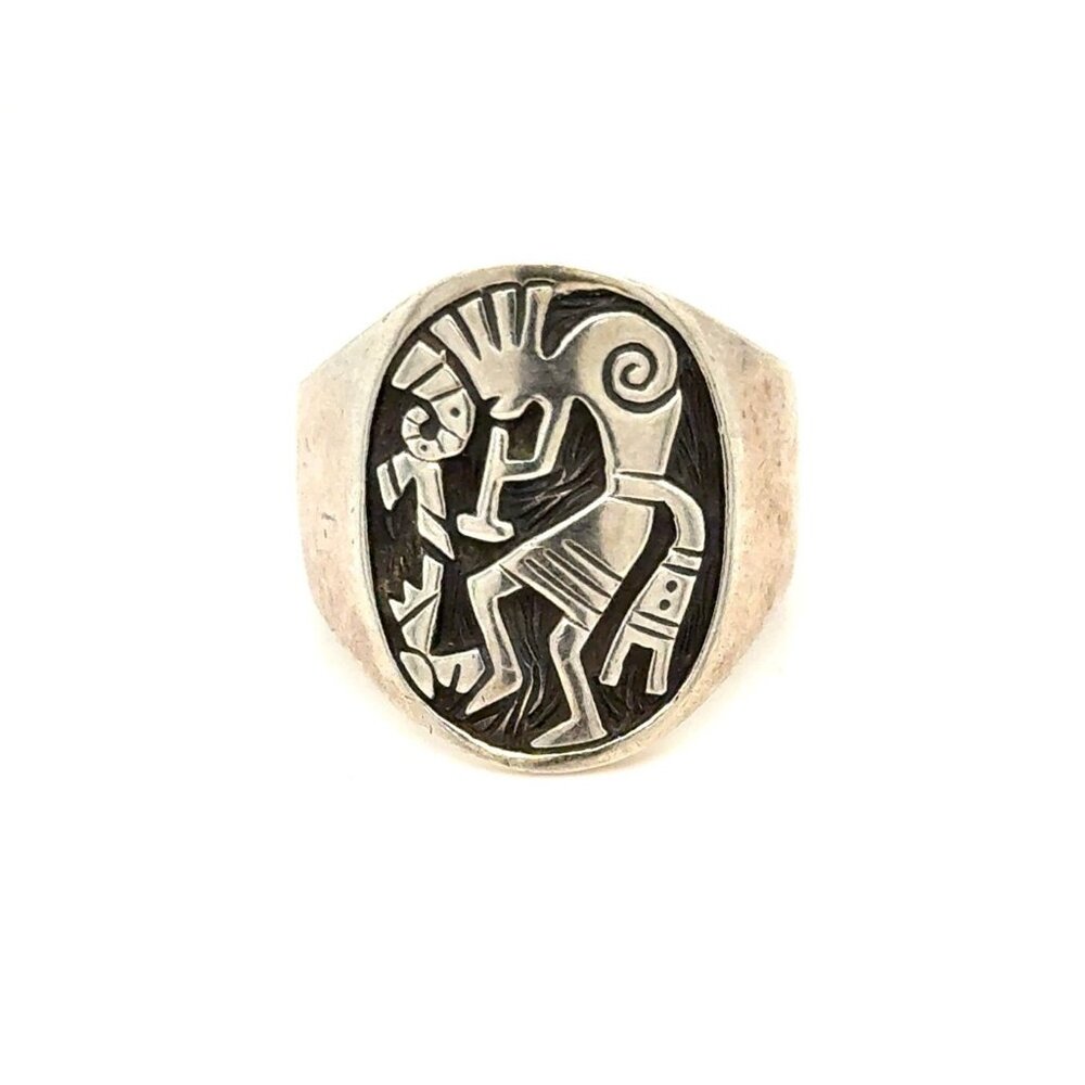 Silver 925 Kokopelli Ring